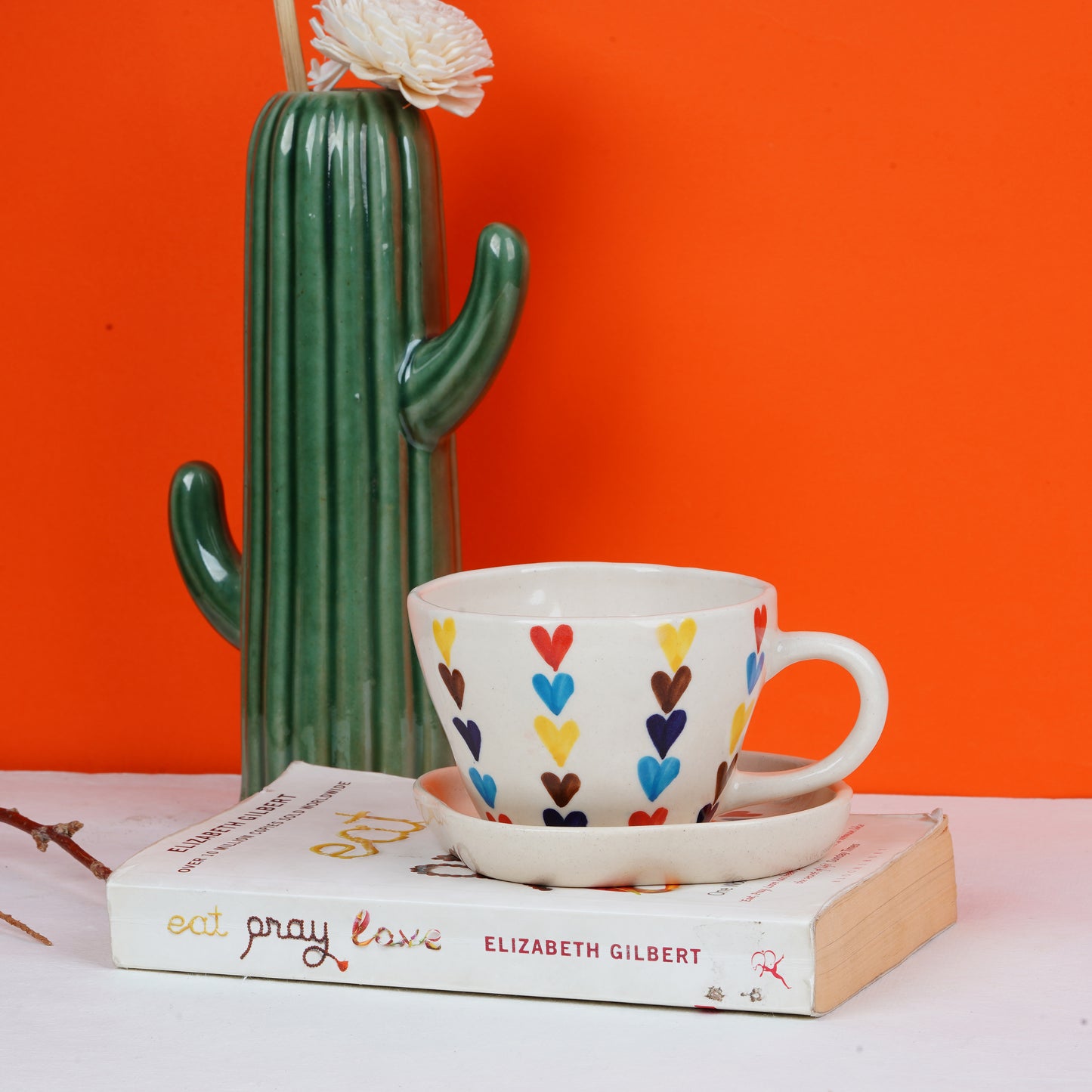 Rainbow Cookie plate & cup