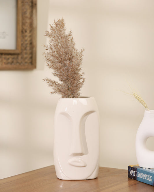 Afro face vase