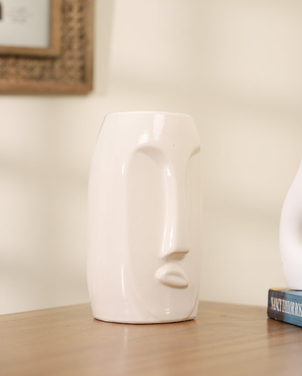 Afro face vase