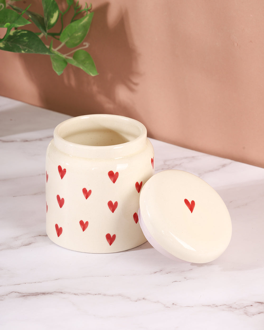 Heart and petals jars (Set of 3)