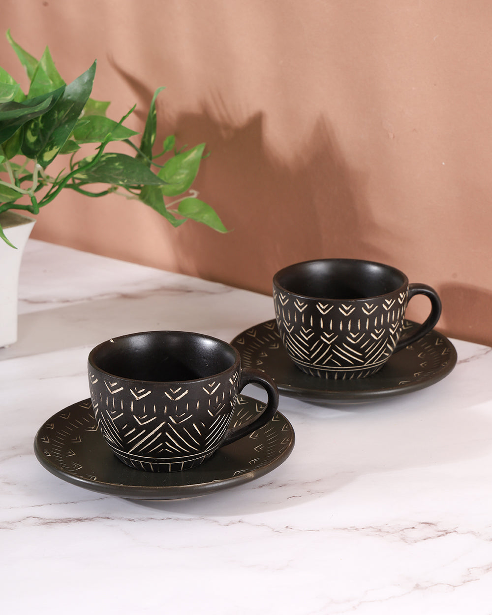 Boho Cup and Saucer Set