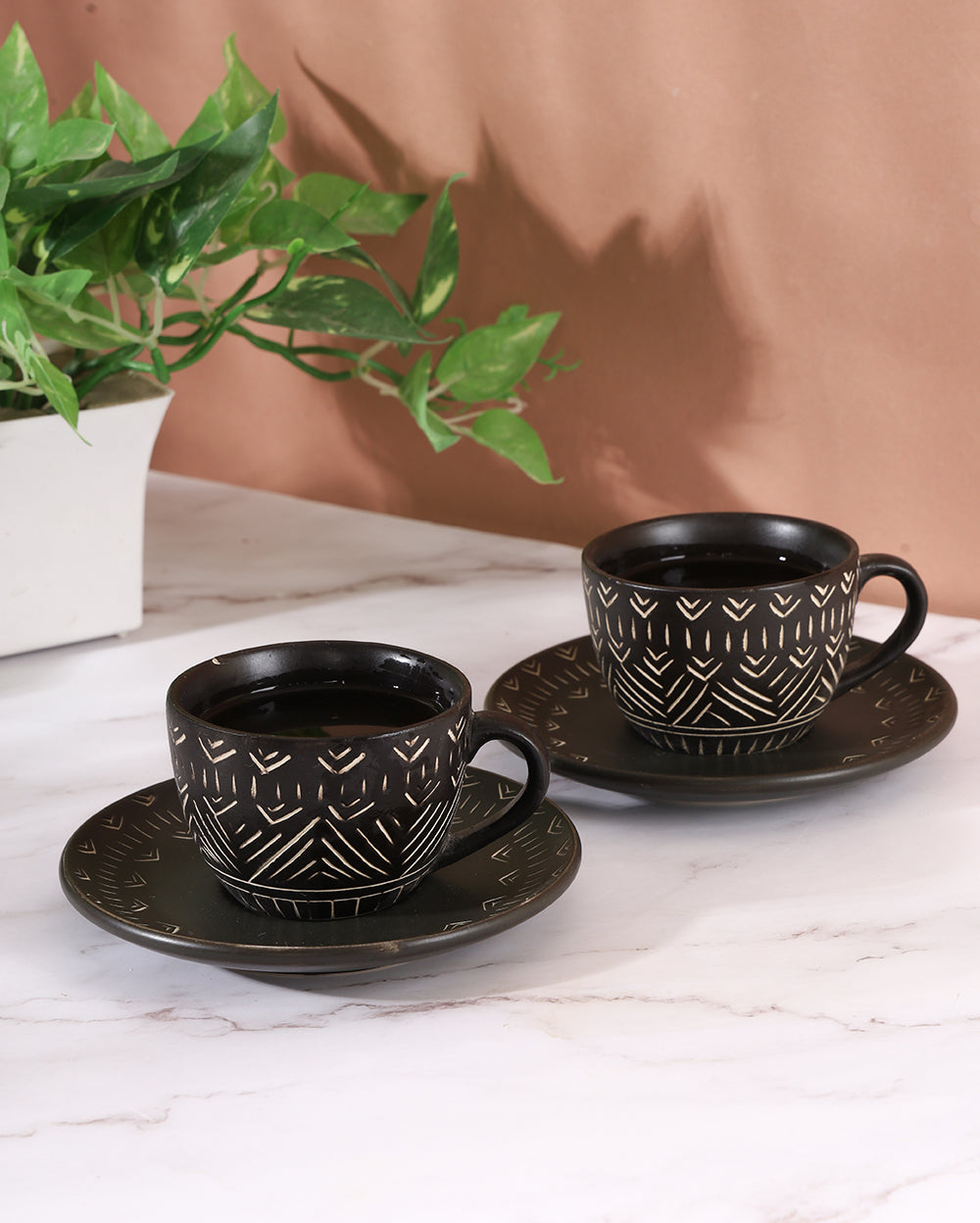 Boho Cup and Saucer Set