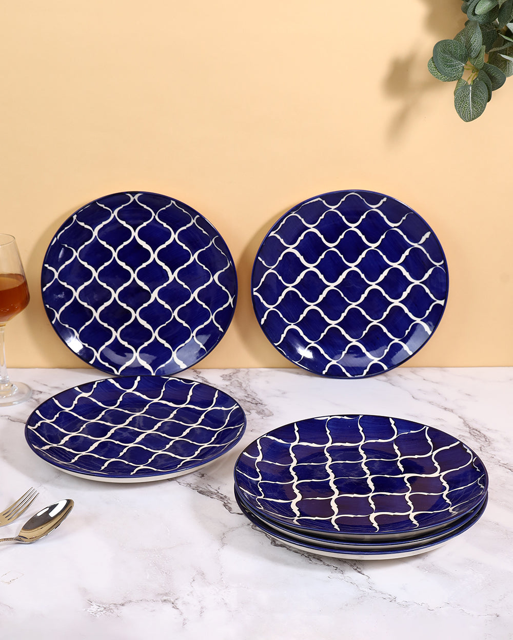 Geometrical dinner set