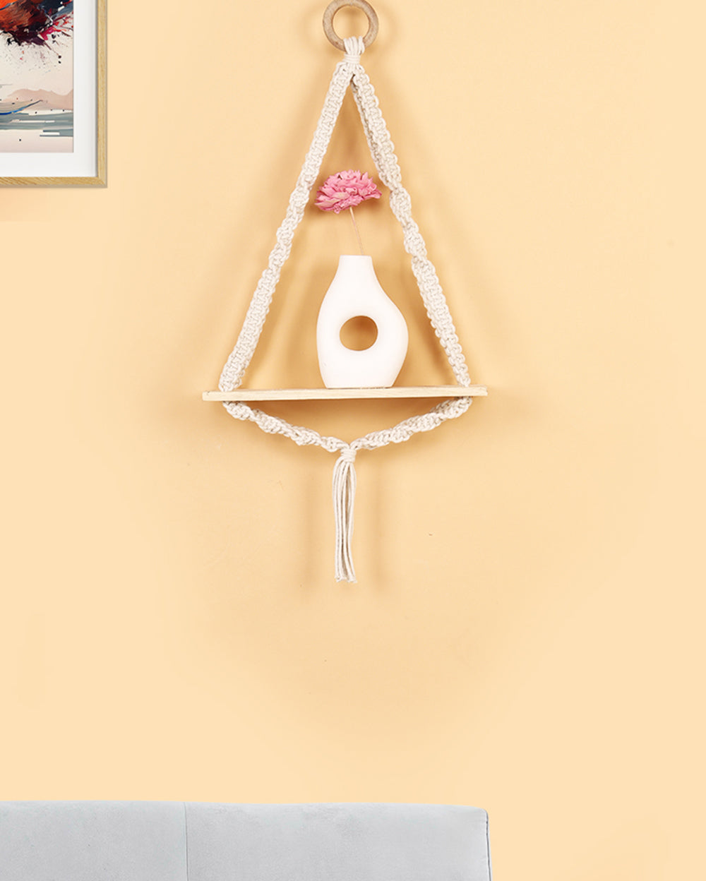 Triangle Macrame Wall Hanging