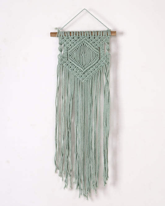 Emerald Flowing macrame wall hanging