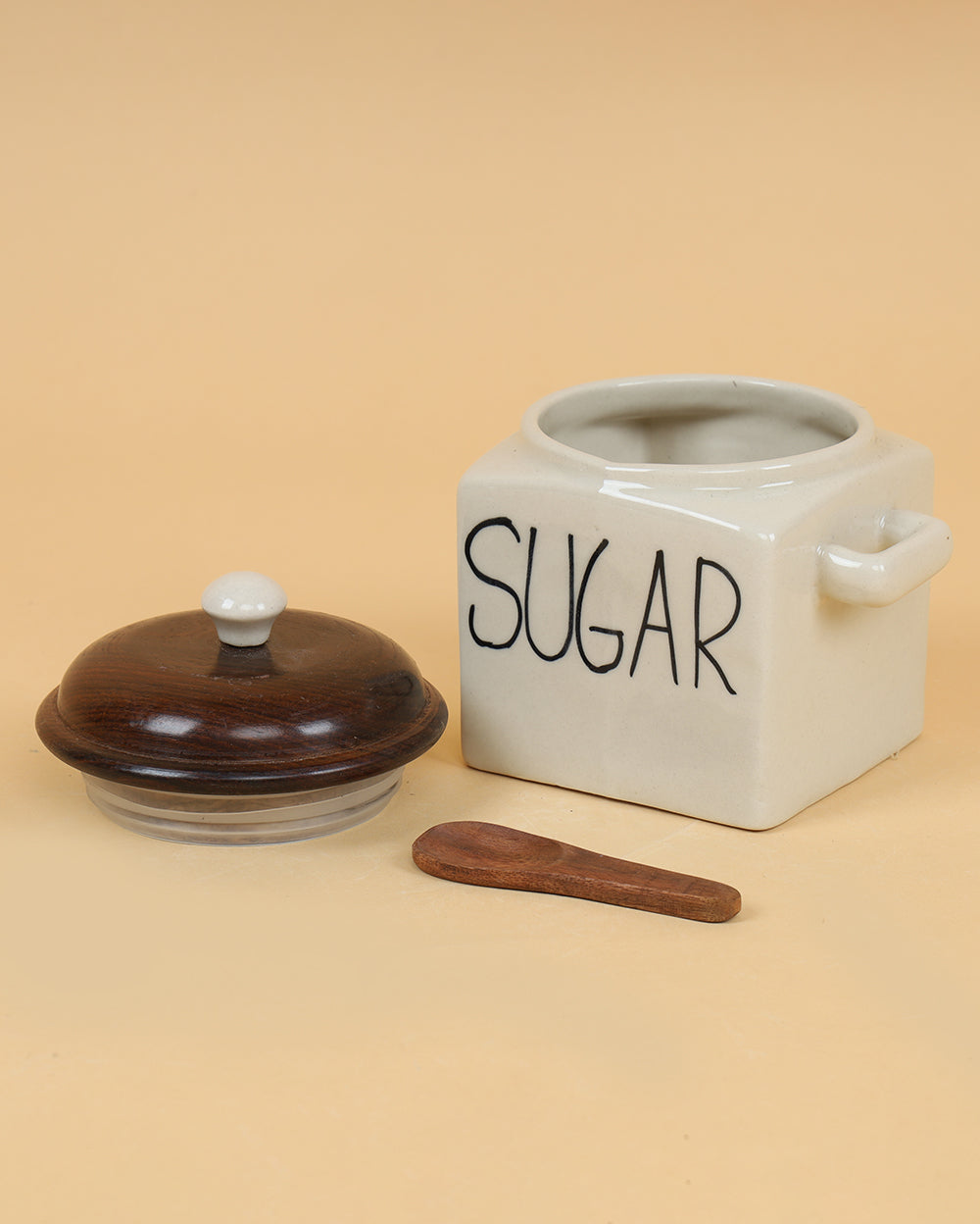 Caffeine sugar & spice jars (Set of 4)