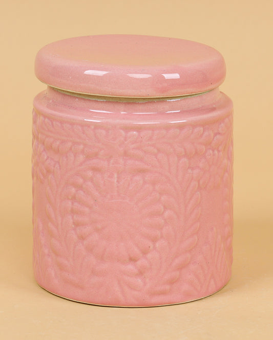 Bloomy floral jar