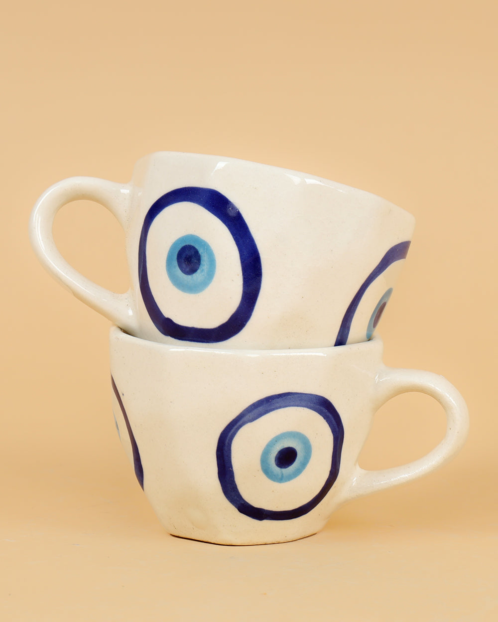 Evil eye coffee cup