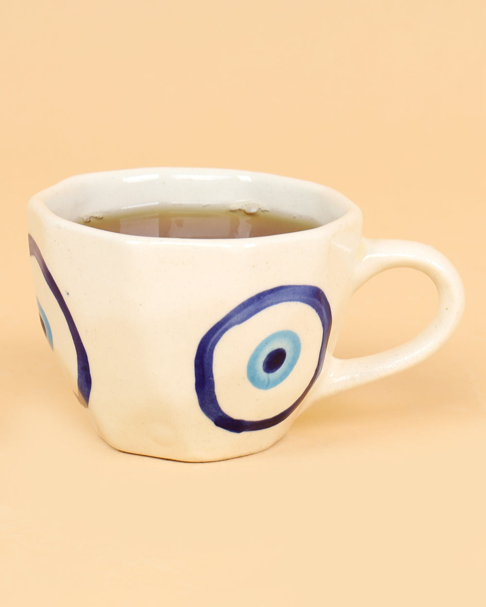 Evil eye coffee cup