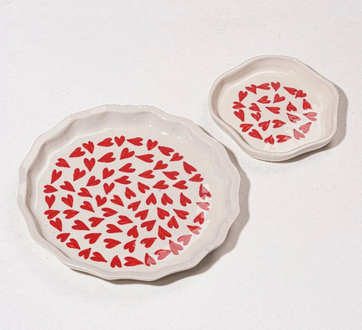 All my heart plates (set of 2)