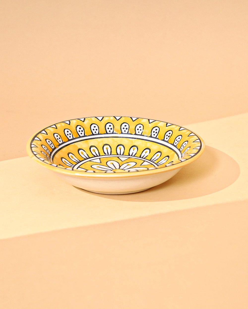 Gulmohar pasta plate Microwave Safe