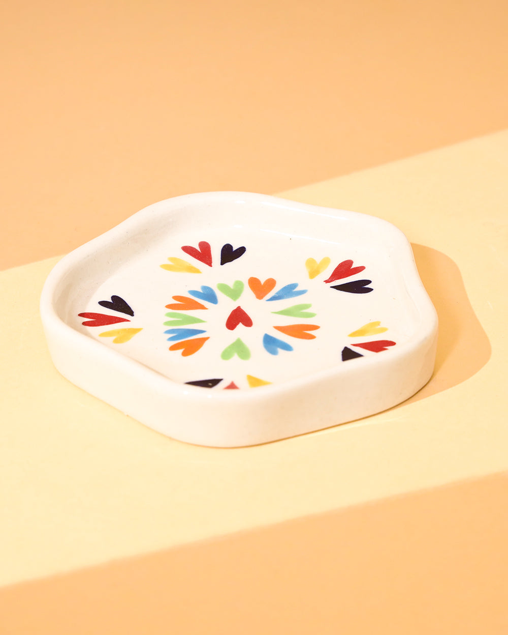 Rainbow dessert plate (Set of 2)