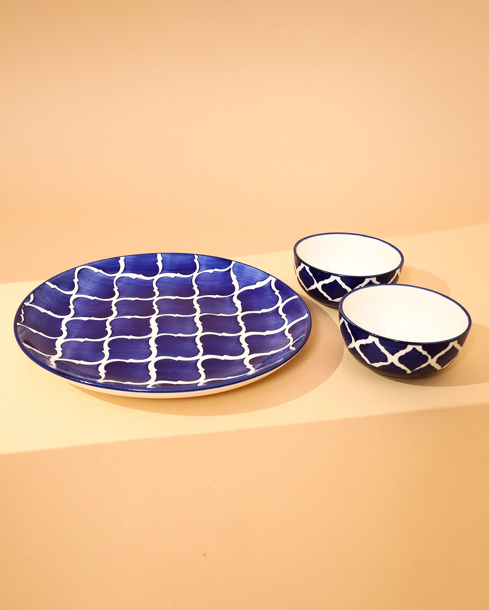 Geometrical dinner set