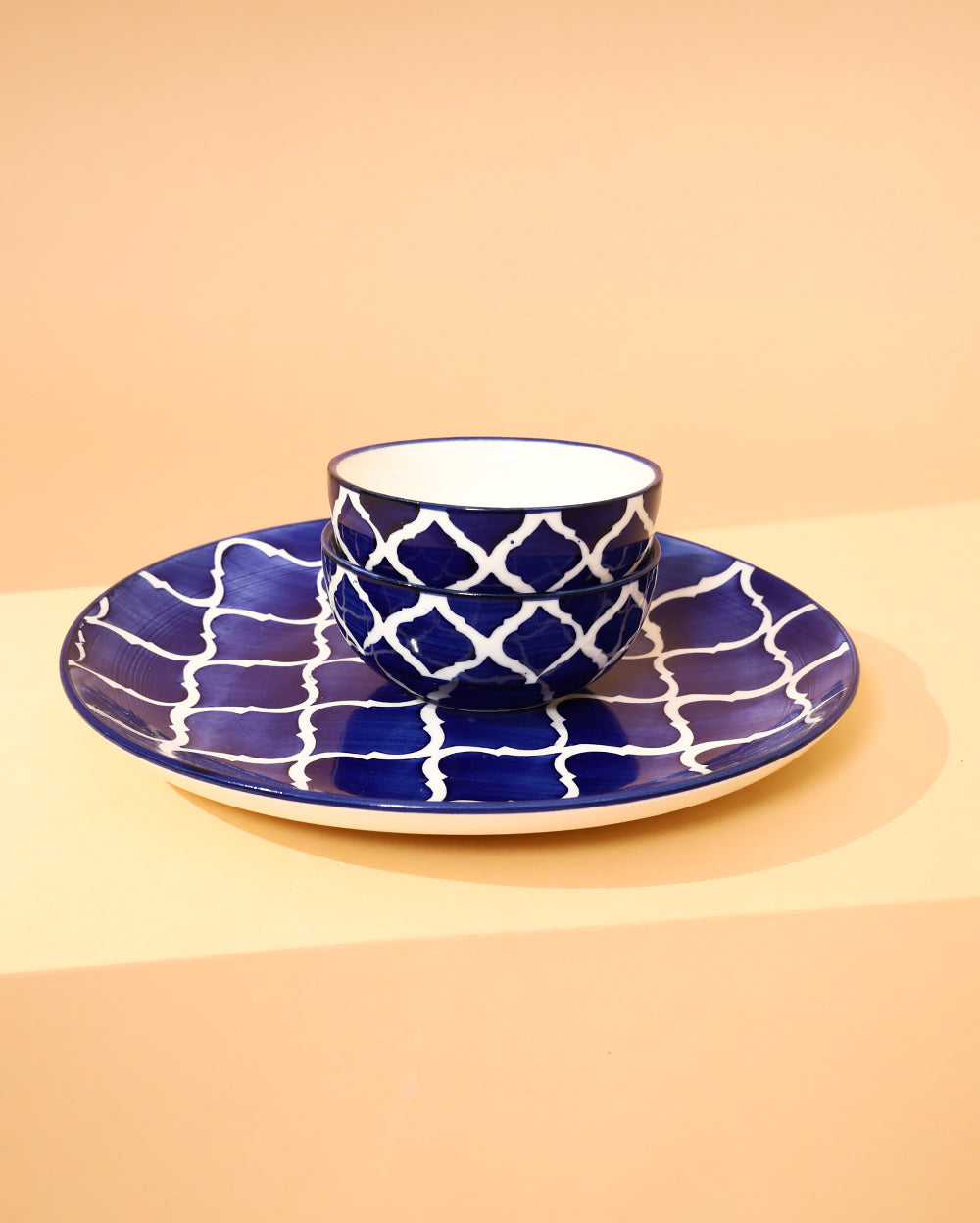 Geometrical dinner set