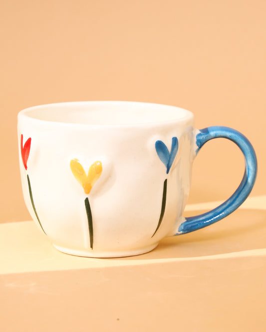 Floating hearts cup ( Microwave Safe )