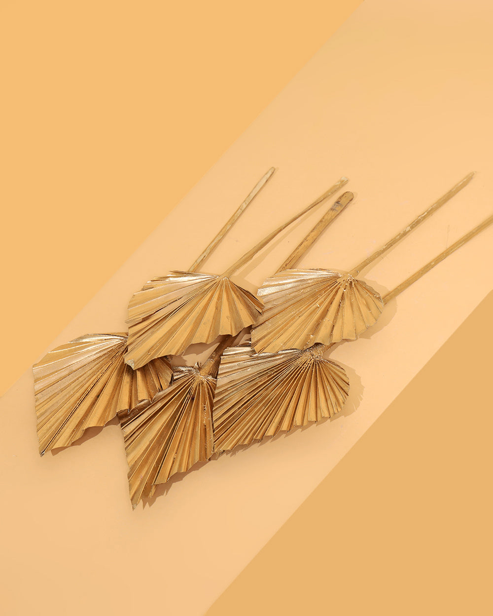 Golden palm leaf