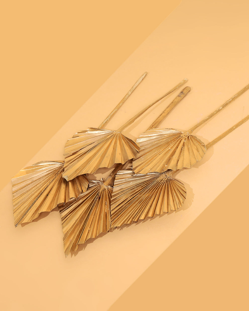 Golden palm leaf