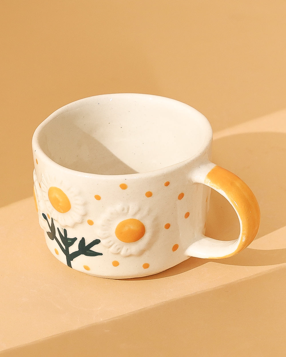 Daisy tea cups ( Microwave Safe )