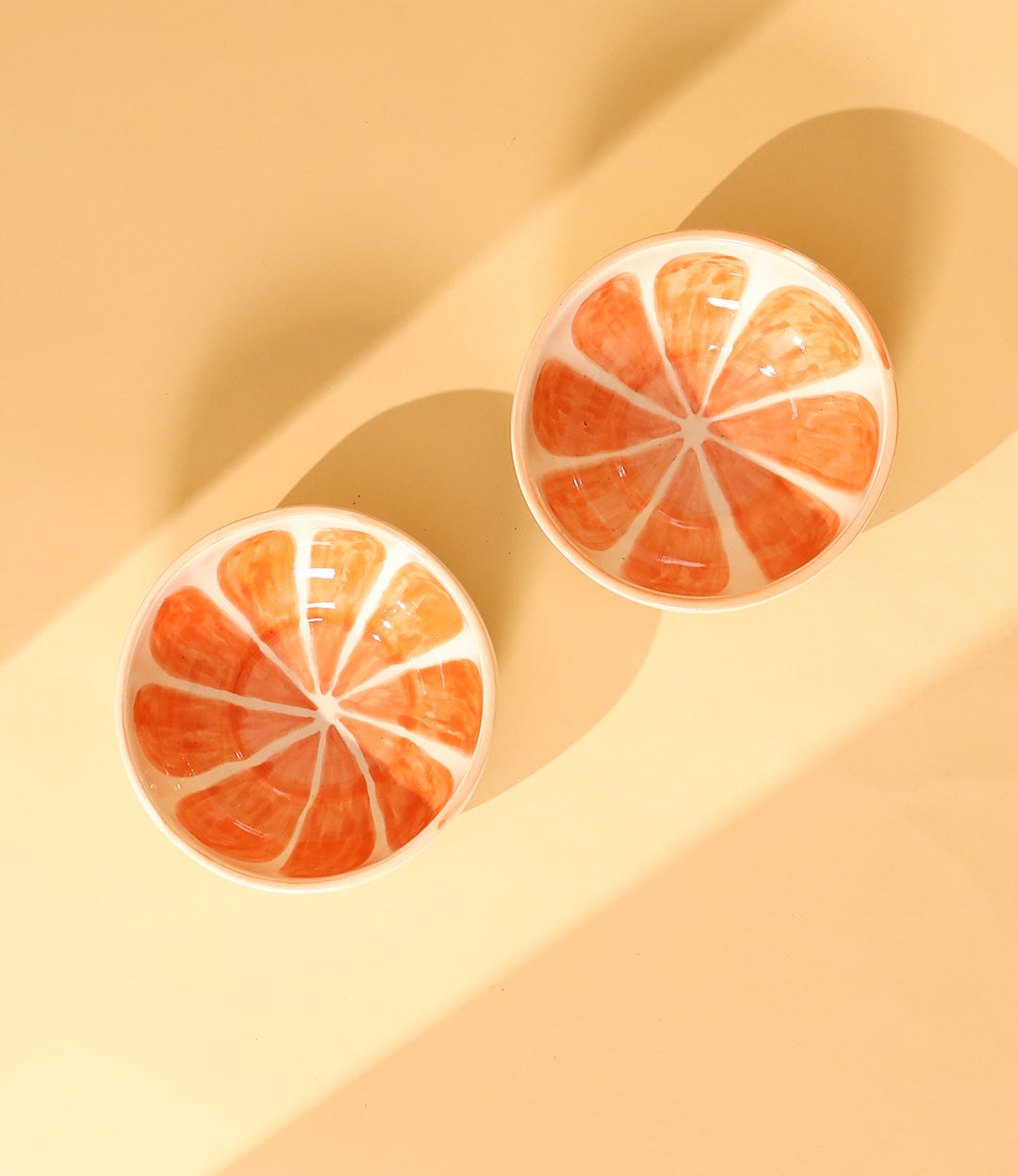 Orange fruit bowl