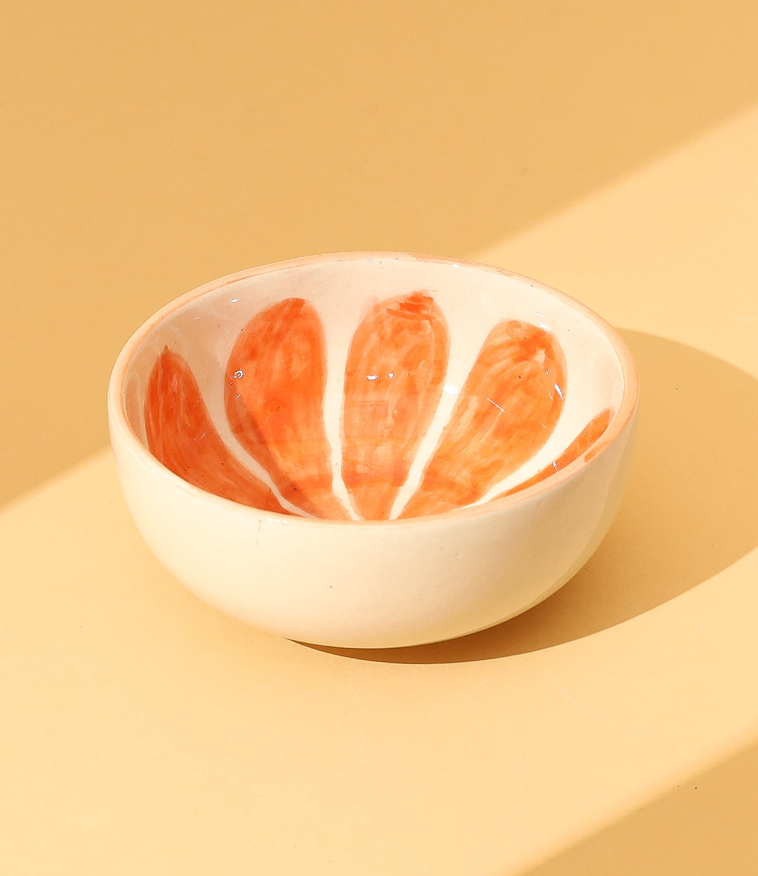 Orange fruit bowl