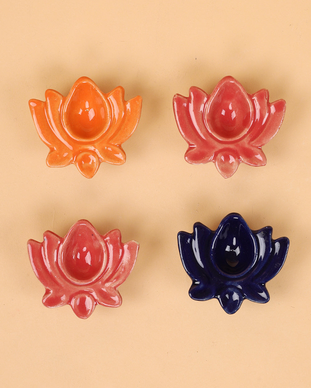 Lotus Diya Set