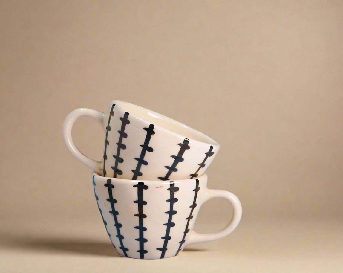 The black stitches cup