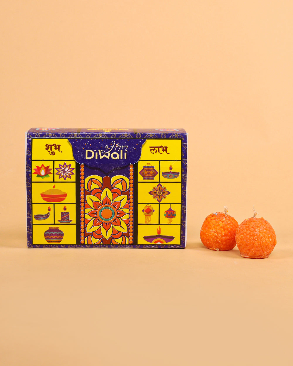 Laddu Candle 6 Pcs With Diwali Box