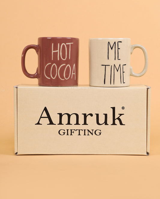 Set of Hot Cocoa and Me Time Gift Box