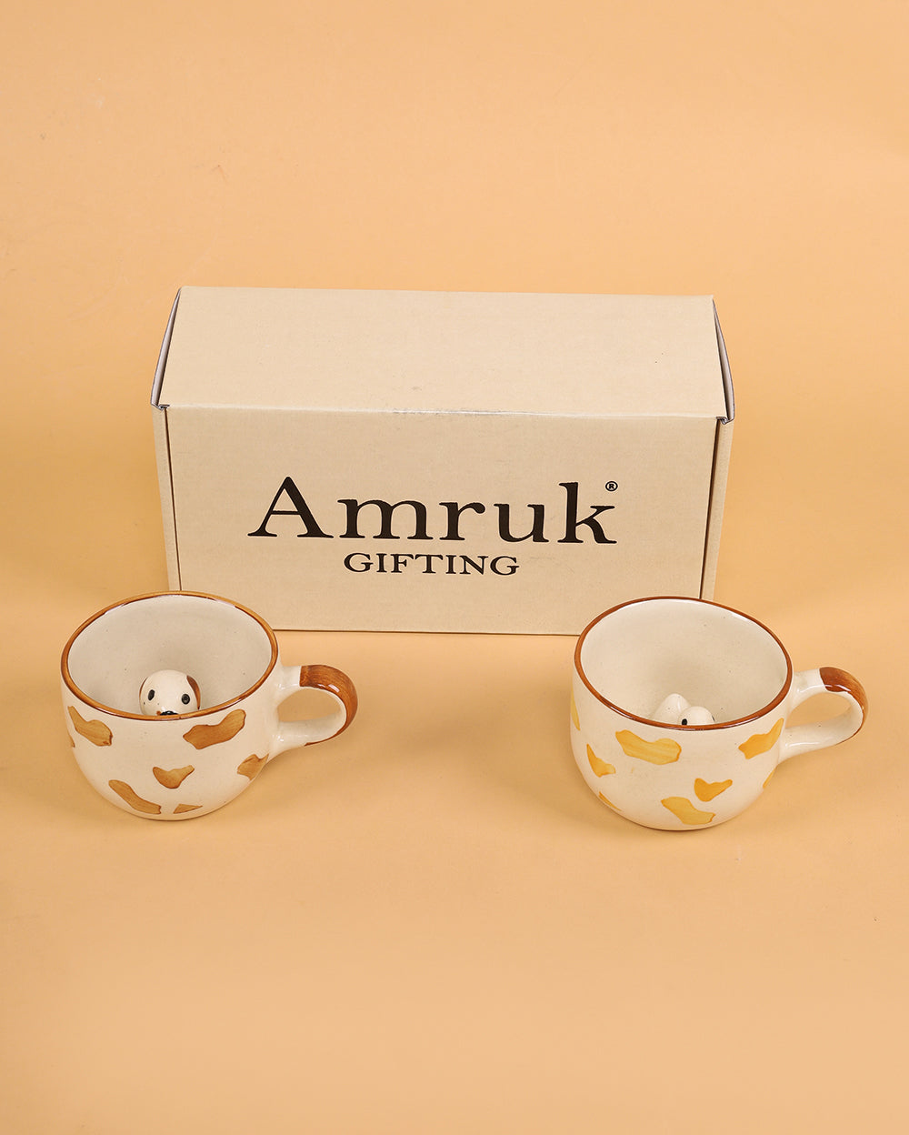 Cute Dog and Duck Mug Gift Box